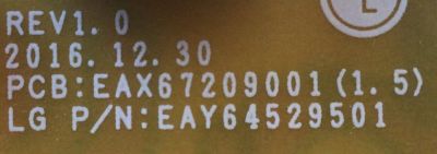 KIT DE TARJETAS PARA TV LG UHD 4K SMART TV / NUMERO DE PARTE MAIN EBU64887502 / EAX67872805 / FUENTE EAY64529501 / EAX67209001 / 64529501 / LGP43DJ-17U1 / PANEL NC430DGG-AAGX1 / DISPLAY LC430DGJ(SL)(A1) / MODELO 43UK6090PUA / 43UK6090PUA.BUSWLJM - Imagen 3